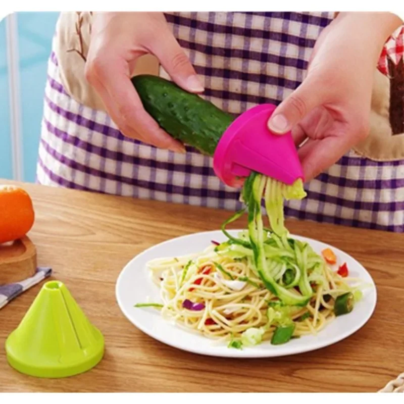 Kitchen Tool Vegetable Fruit Multifunction Spiral Shredder Peeler Manual Potato Carrot Radish Rotating Grater Kitchen Accessorie