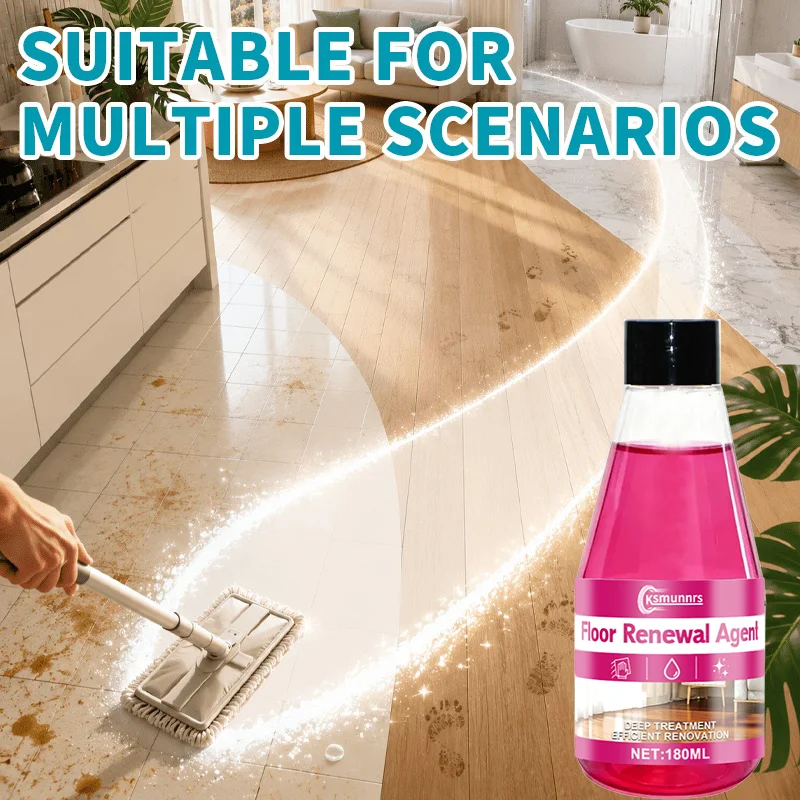 New Multi-surface floor cleaner concentrate, powerful stain removal, suitable for tile and wooden floors