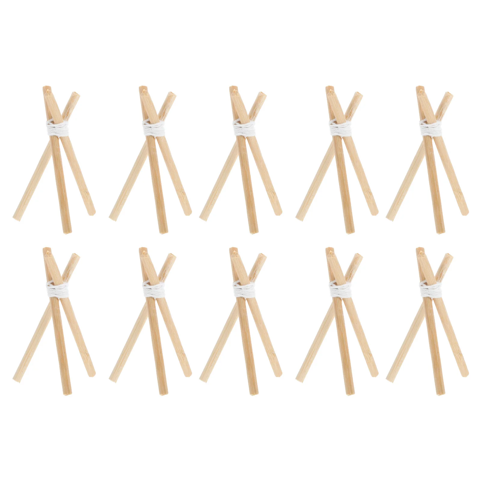 

10Pcs Miniature Bonfire Wood Rack Realistic Campfire Scene Dollhouse Accessories Halloween Decor Dollhouse Accessories