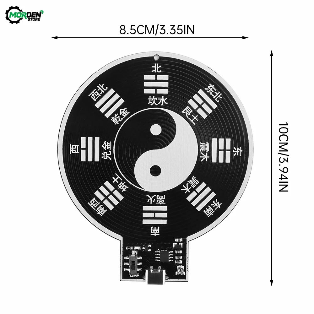 TYPE-C DC5V 7.83Hz Schumann Resonances Generator Ultra-Low Frequency Pulse Wave Generator Type-C Audio Resonator