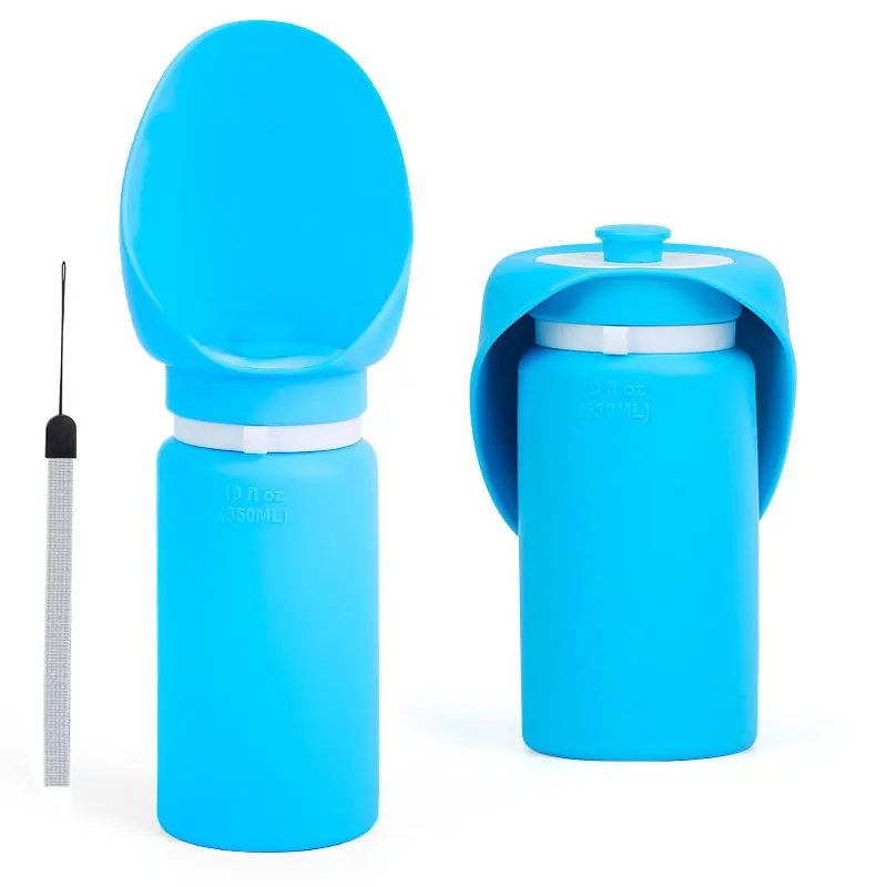 550ml Collapsible Dog Cats Water Bottle Portable Outdoor Pets Feeding Cup For Travel Camp Walking Dog Dispenser Supplies