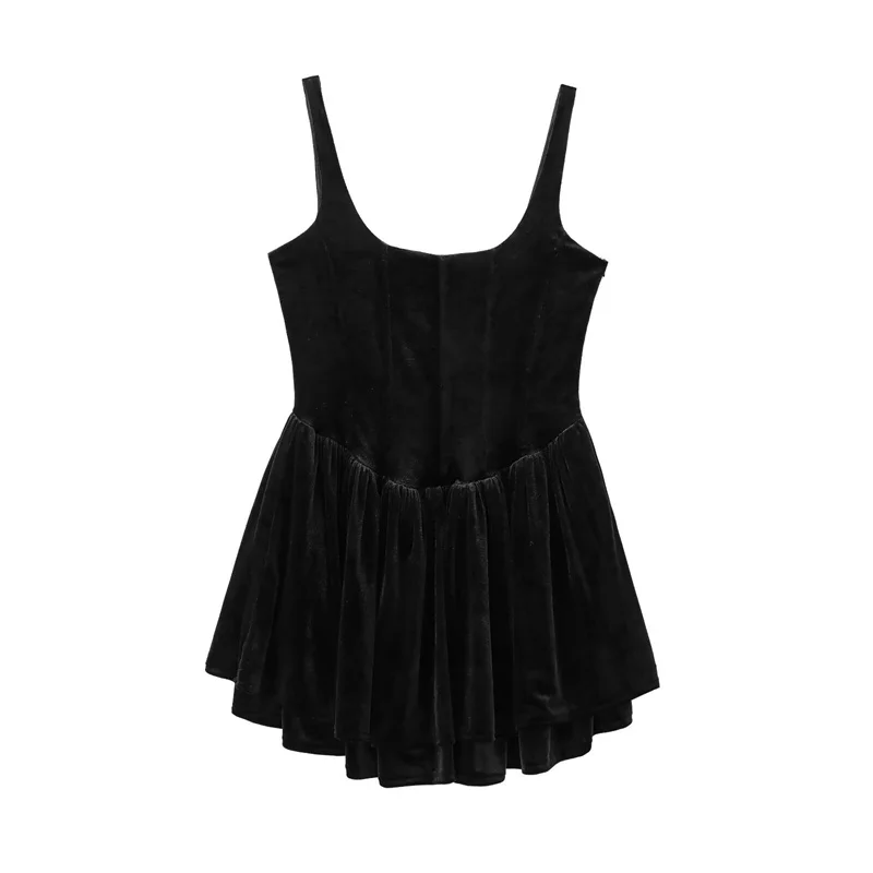 Women's Dress New Velvet Bodycon Mini Dress Autumn and Winter Layering Sexy Fashionable and Comfortable Short Dress