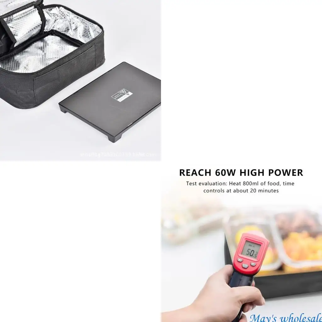 

Electric Thermal Lunch Box with Aluminum Foil Lining Insulated Container 448A