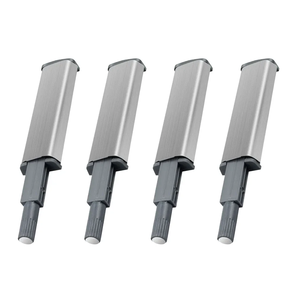 4Pcs Reversers Cabinet Push-type Automatic Handle-free Latch Push To Open Damper Catch Set For Door Drawer Cabinet