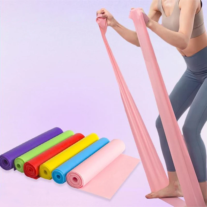 Banda de tensión para Yoga de 15m, bandas de resistencia para Yoga, gimnasio, goma elástica, fuerza, Pilates, banda de goma cruzada, banda de ejercicio deportivo para gimnasio