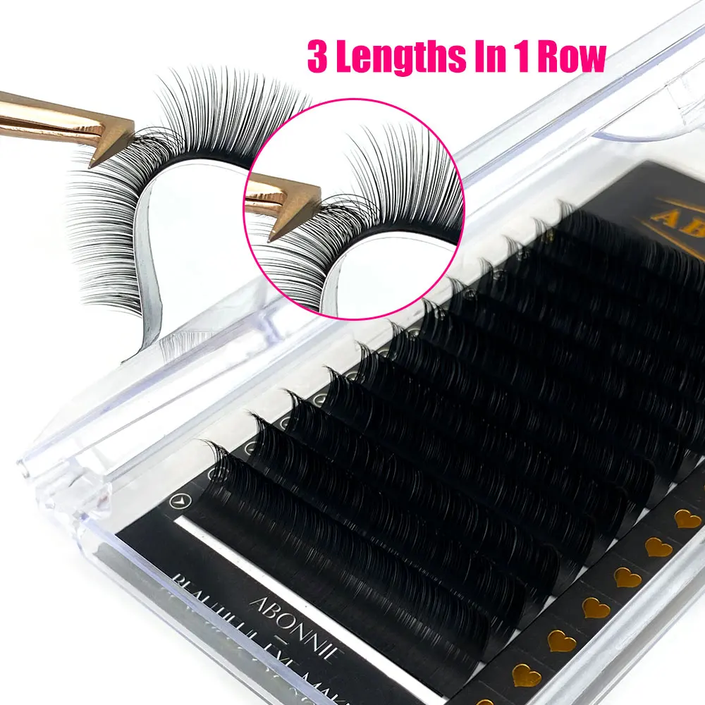 Abonnie Camellia Classic Eyelashes Extensions Individual Lashes