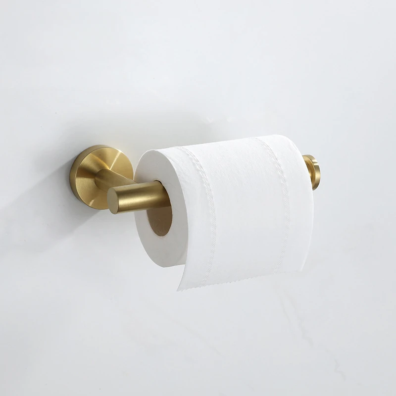 

Держатель для салфеток, подставка для рулонов из нержавеющей стали 304, подвеска для оборудования для ванной комнаты, простая стойка для бумажных шариков, матовый никель