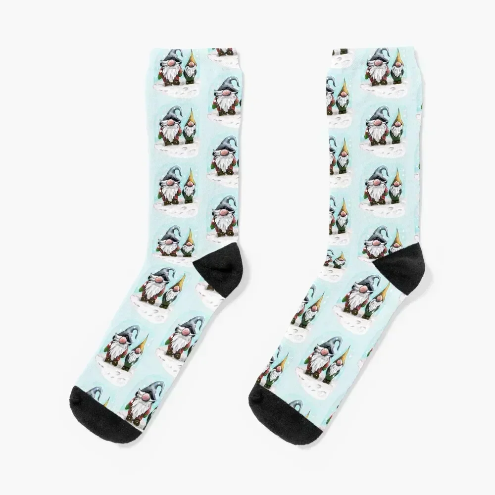 

Winter Gnomes Socks Lots winter thermal Crossfit Stockings Mens Socks Women's cute luxury loose Wholesale Male Socks Women's