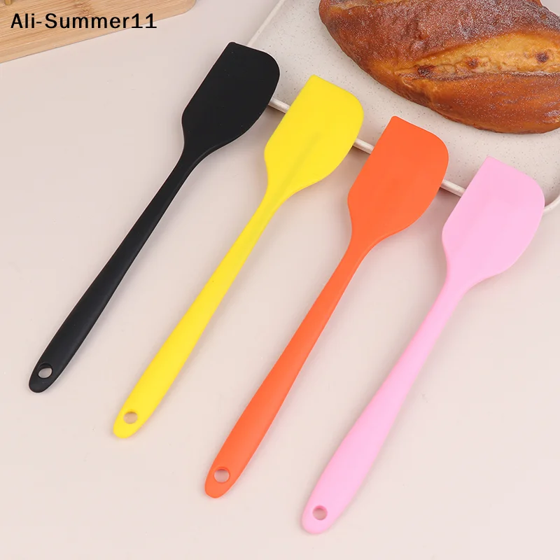 【A6L】2Pcs Silicone Spatula Cake Butter Cream Spatula Kitchen Baking Mixing Tool Non Stick Scraper Chocolate Spreader Smoother