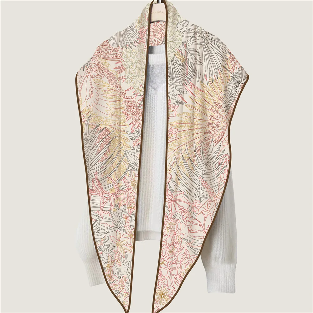 

Треугольный шелковый шарф, скрученные вручную шали, шарфы, сумка, украшение для головы, аксессуары, подарок для мамы и любовника