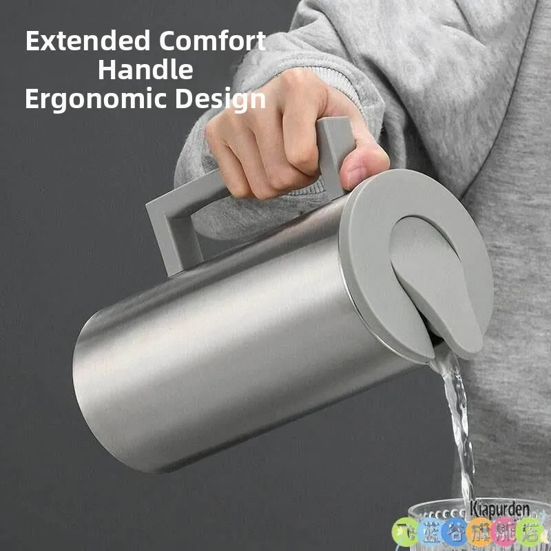 Stainless Steel Large Capacity Tea Brewing Kettle Shockproof Explosionproof Home Use Cold Water Pot Cool White Water Cup