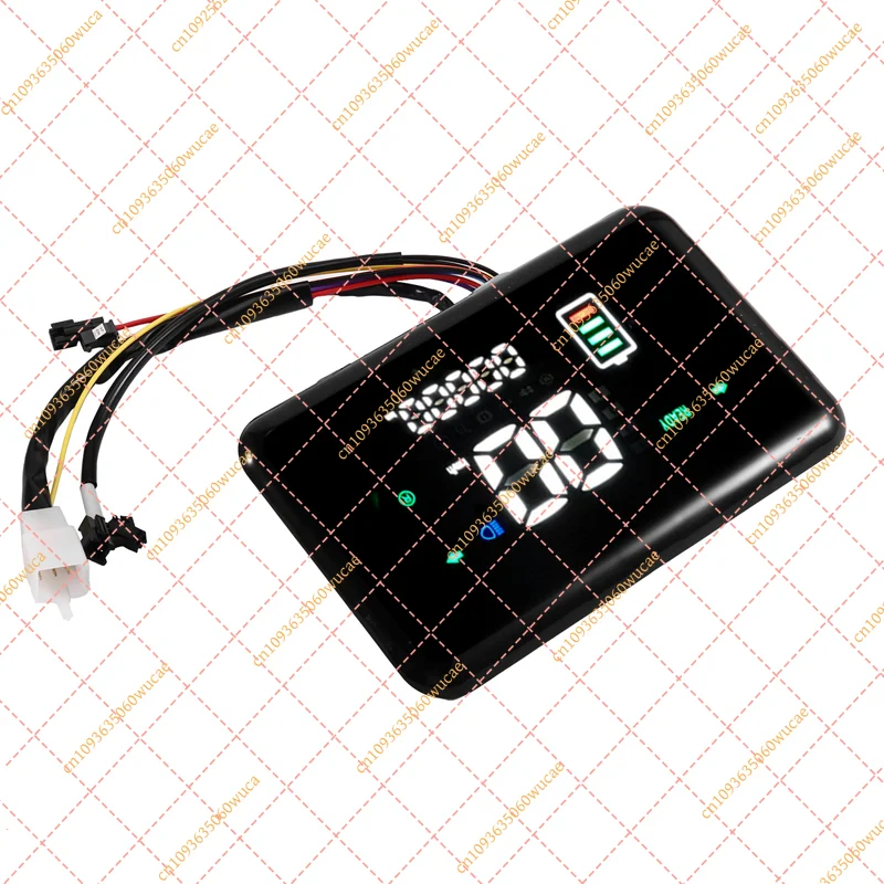 CJSD 48V-72V Color LCD Digital Speedometer for Electric Scooters & E-Bikes