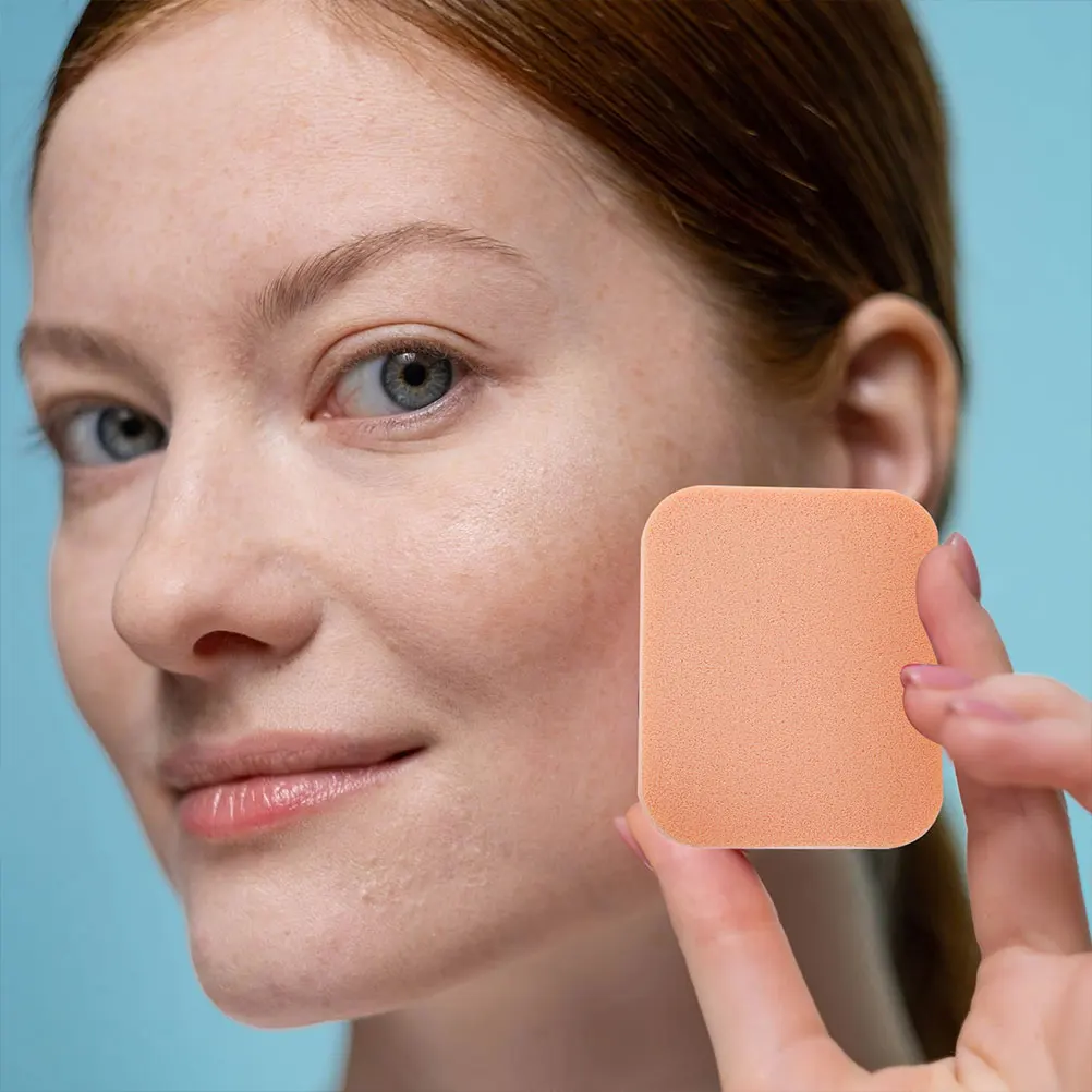 

10 Pcs Synthetic Sponge Powder Puff Portable Square Girls Makeup Pad Soft Touch Friendly Skin Daily Use