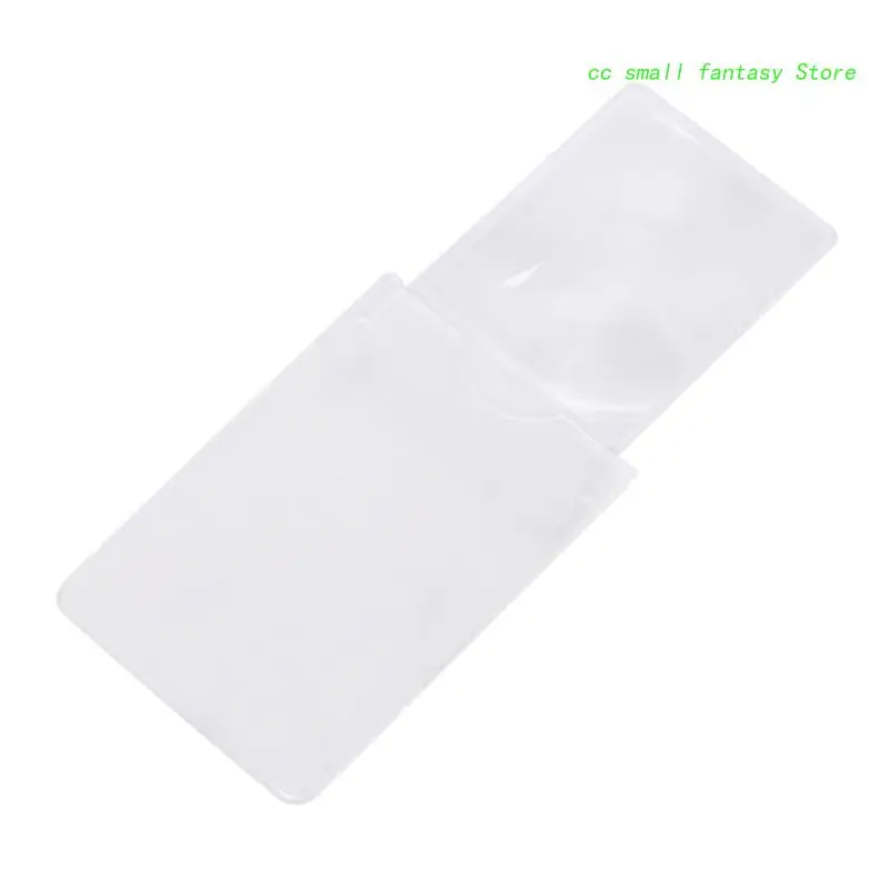 3X Magnifier Magnification Fresnel Lens Pocket Credit Card Size