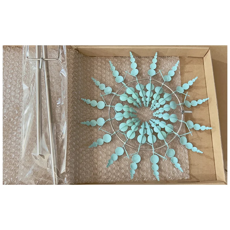 QWE-Magic Metal Windmill New Kinetic Metal Windmill, Suitable For Yard And Garden