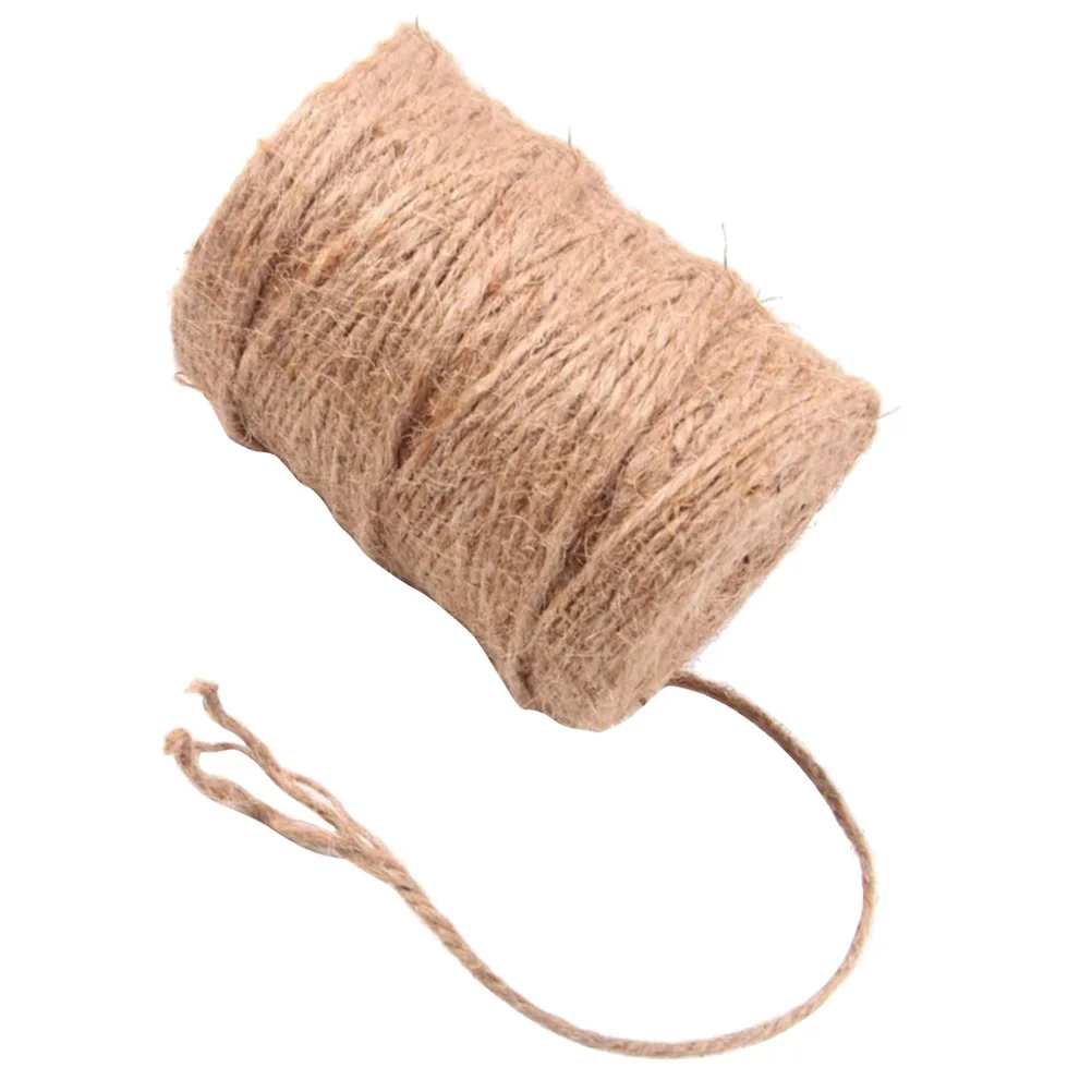 

Strong 4mm Jute Twine 100m Coil Durable for Scrapbooking Wedding Decorations Gardening and Handmade Gifts Jute Twine