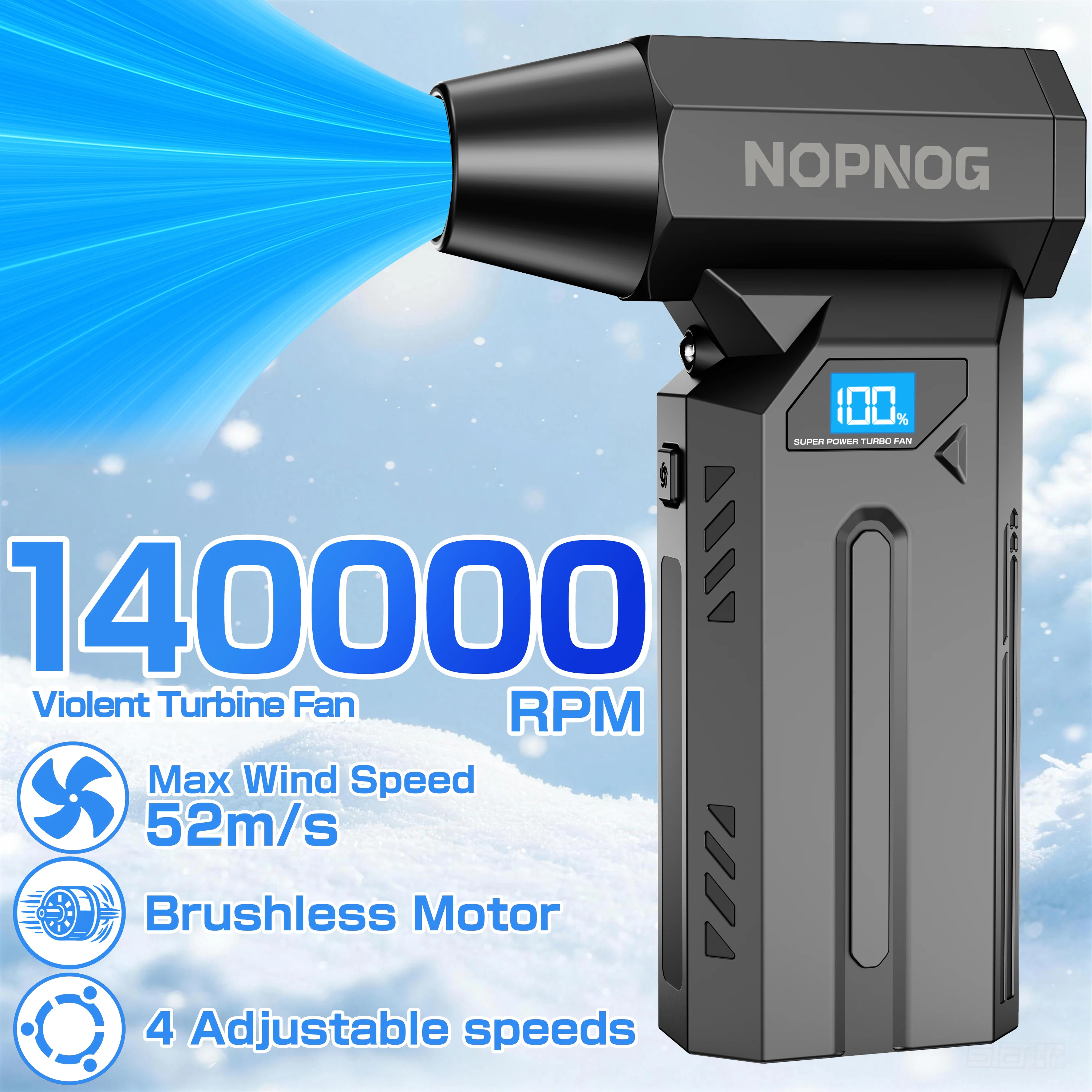 Dryer Car Blower - เครื่องเป่าลมแรงสูง เทอร์โบแฟน อุปกรณ์ทำความสะอาด เครื่องเป่าผม เครื่องเป่าลมไฟฟ้า เครื่องดูดฝุ่นในรถยนต์