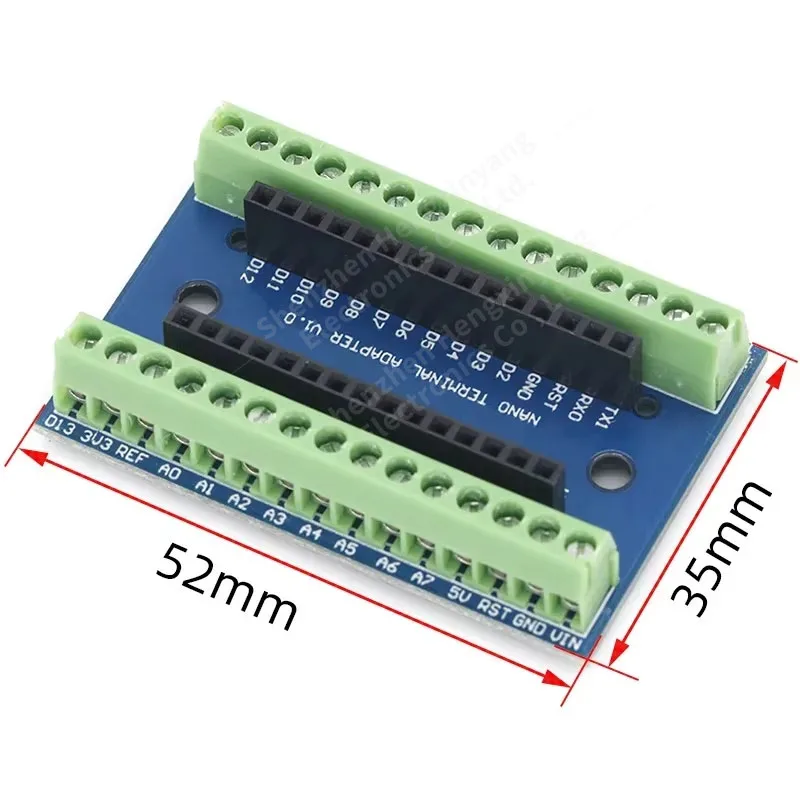 NANO V3.0 3.0 Controller Terminal Adapter Expansion Board NANO IO Shield Simple Extension Plate For Arduino AVR ATMEGA328P