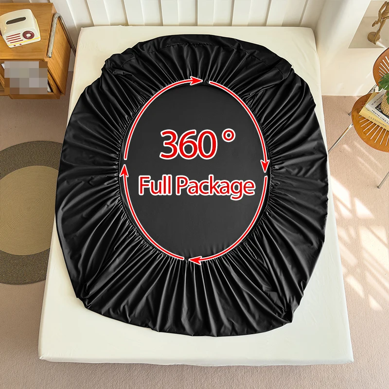 Summer Cooling Mattress Covers Protector Adjustable Non-slip Bed Fitted Sheet With Elastic Band for 120/150/180x200cm 5