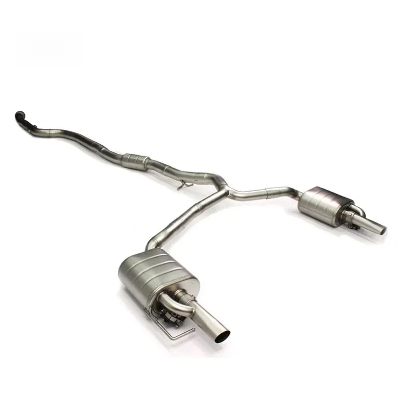 

Catback Exhaust for Mercedes Benz, Valvetronic Stainless Steel Exhaust Pipe C250 C300 W205 2.0T, 2015-2022, High Quality