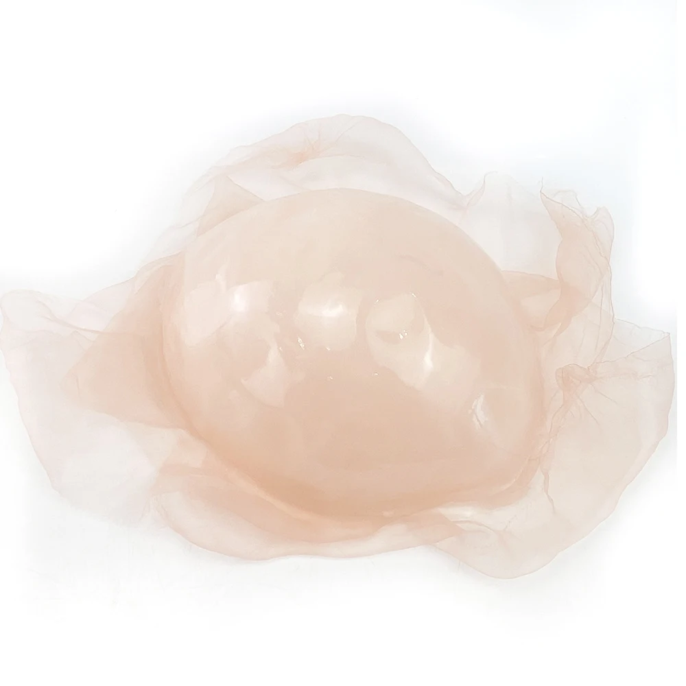 Weiche hausgemachte Perücke PU-Folie DIY-Material Simulation Kopfhautreparatur Perücke dünnere Pu-Haut Perückenkappen für die Herstellung von Herren-Toupet