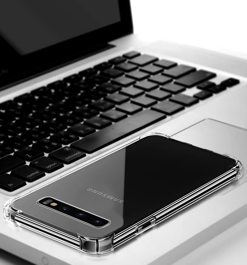 Luxury Silicone Case For Samsung Galaxy S20 FE S10 S9 S8 Plus S10E Transparent Soft Case For Samsung Note 8 9 10 20 Shockproof
