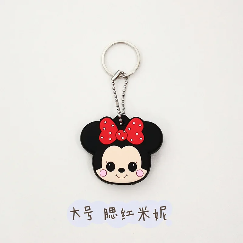 Disney Cute Mickey Mouse Key Holder Silica Gel Key Pouch Slim Housekeeper Key Access Entrance Guard Card Protecter Holder