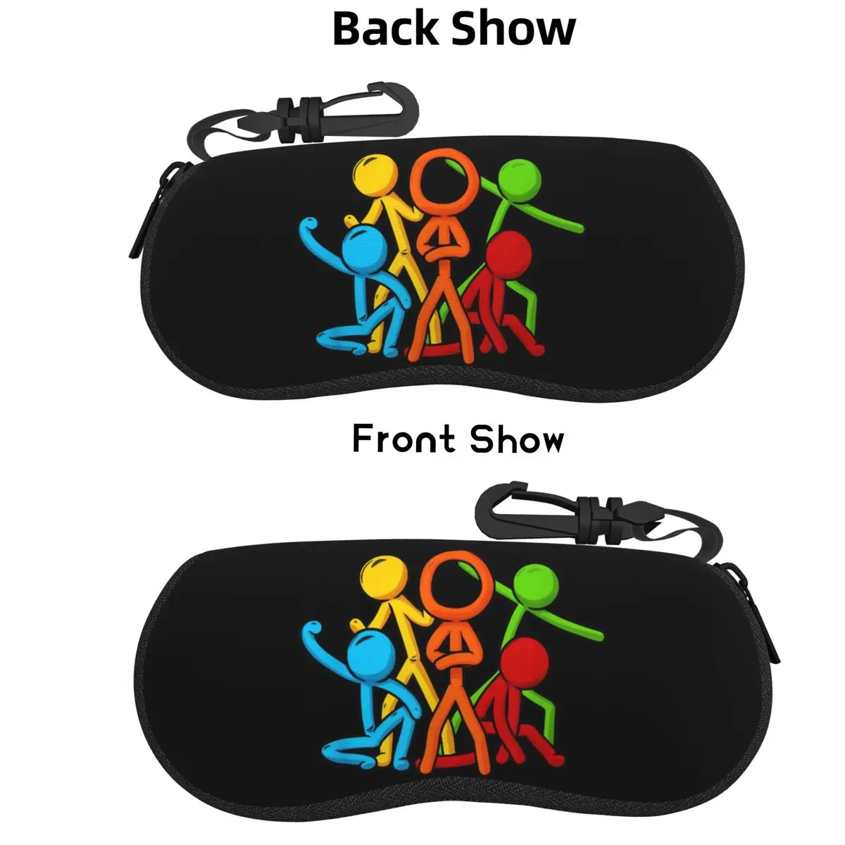 

Alan Animation Becker Shell Glasses Case Protective Sunglasses Box Women Men Soft Eyeglasses Bag Pouch