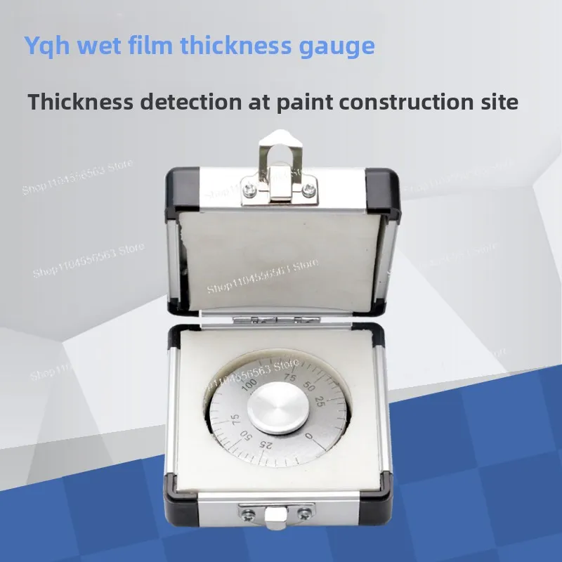 High-Precision Stainless Steel Roller-Type Wet Film Thickness Tester Non-Destructive 0-200um Range 10um Accuracy Gauge for