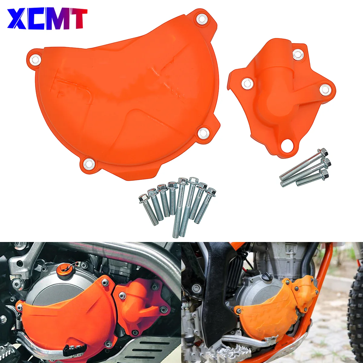 

Motorcycle For KTM Clutch Guard Water Pump Cover Protector 250 350 SXF EXCF XCF XCFW SX-F EXC-F Six Days 2011-2014 2015 2016