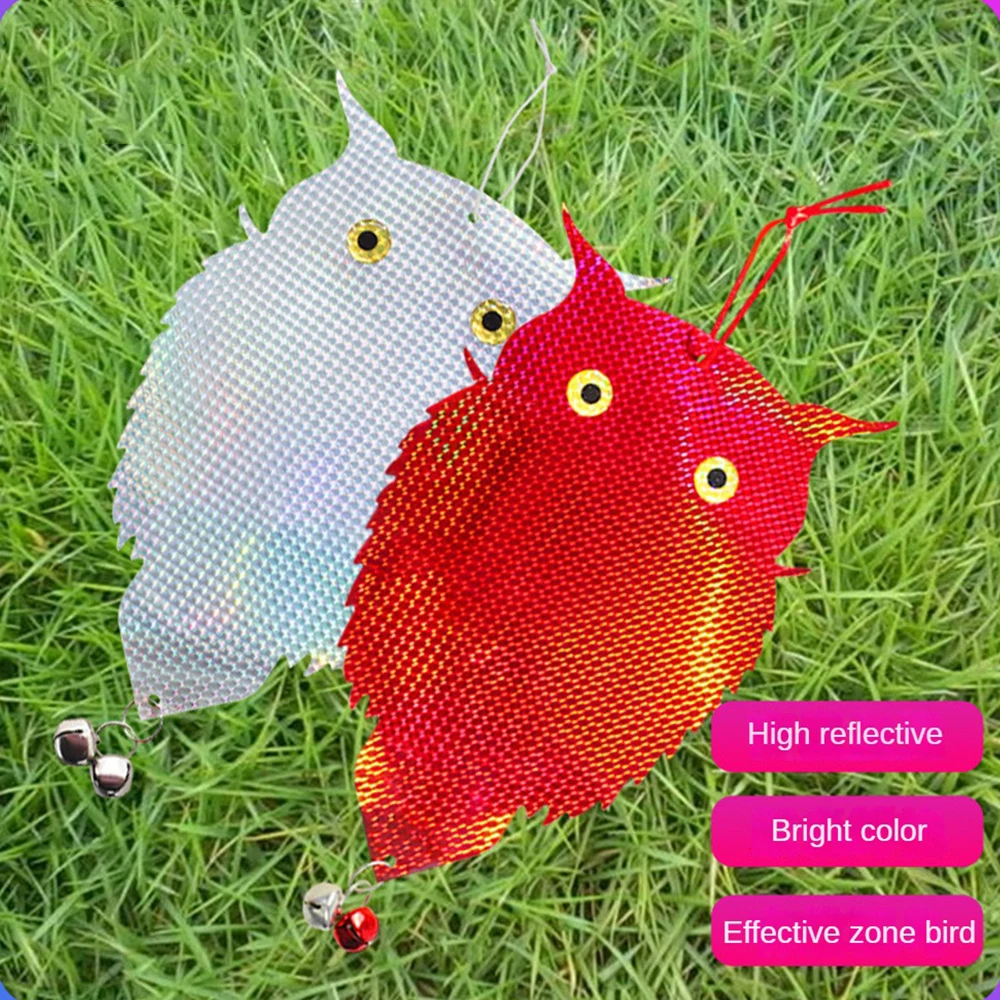 Owl Bird Repellent Control Scare Device Laser Reflective Fake Owl Scares Bird Pigeons Woodpecker Repellent Garden Supplies