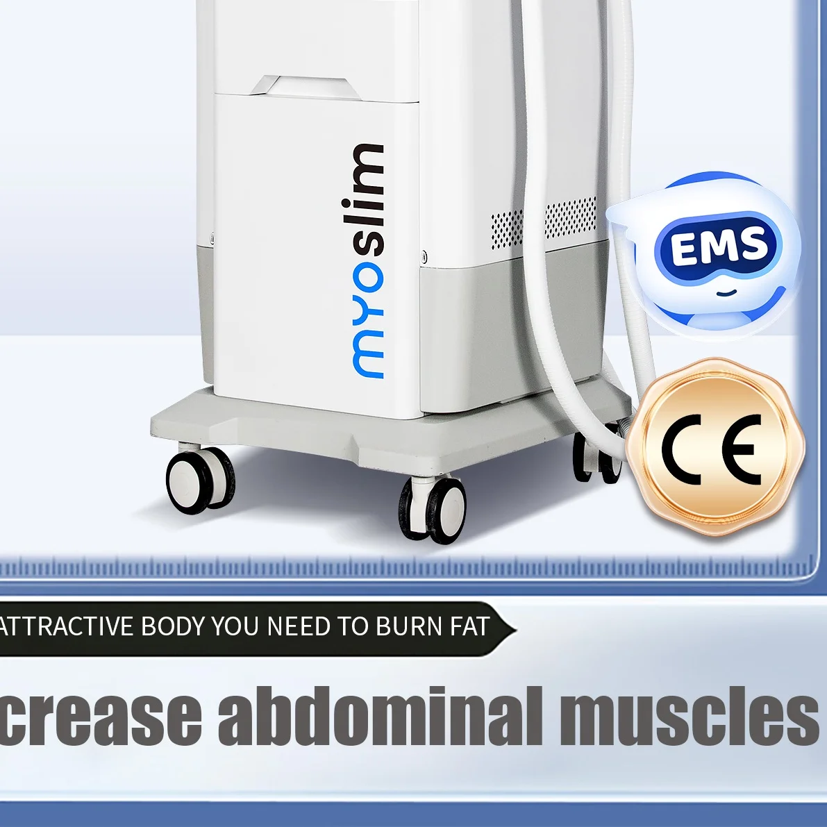 

Профессиональный аппарат Myoslim EMS для коррекции фигуры: наращивание мышц, сжигание жира и подтяжка кожи