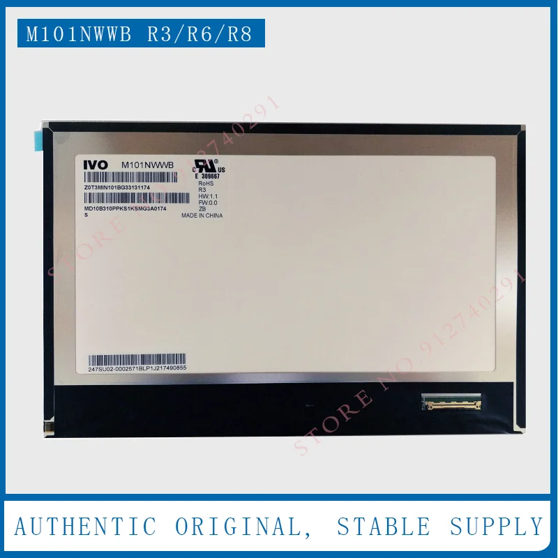 M101NWWB RC Original New 10.1 Inch M101NWWB R3 M101NWWB R6 M101NWWB R8 LCD Display Screen 100% Tested