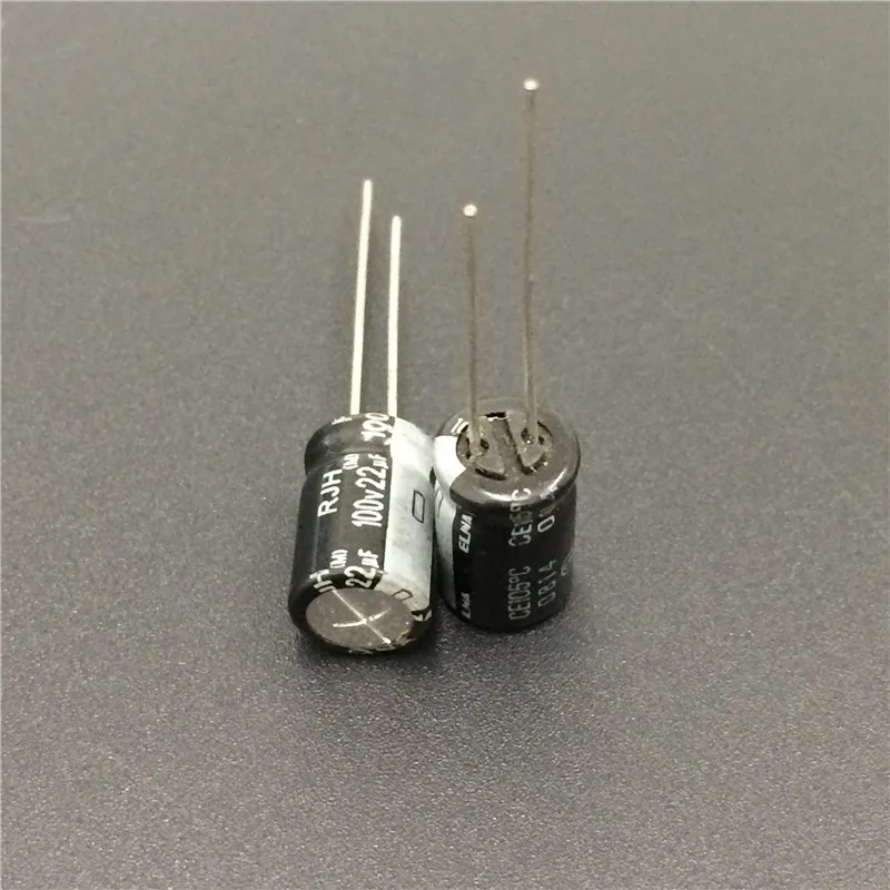 10pcs/100pcs 22uF 100V ELNA RJH Series 8x11.5mm Extra Low Impedance 100V22uF Audio Capacitor HiFi DIY