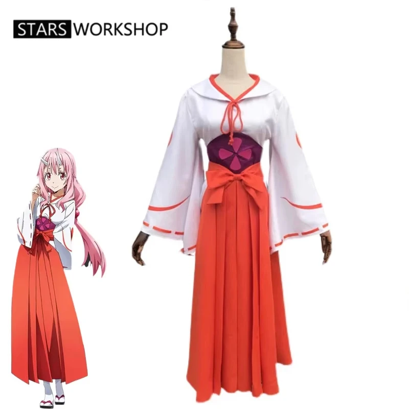 

Anime That Time I Got Reincarnated as a Slime Shuna Cosplay Costumes Japanese Kimono Halloween Carnival Party Suit