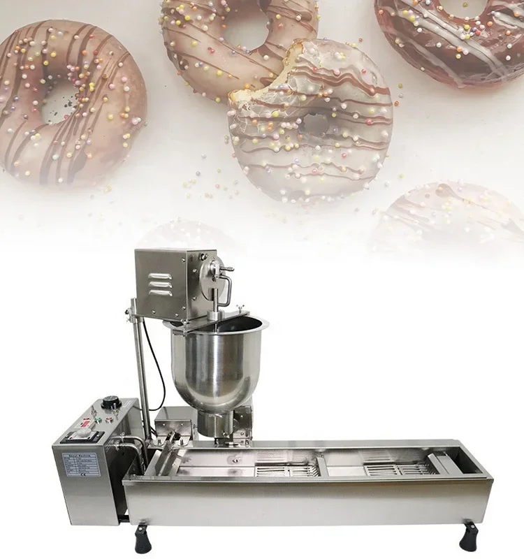 

Medium Scale Professional Auto Electric Bagel Cutting Frying Maker Donut Making Machine To Make Balls Shape Donut Lokma Mochi