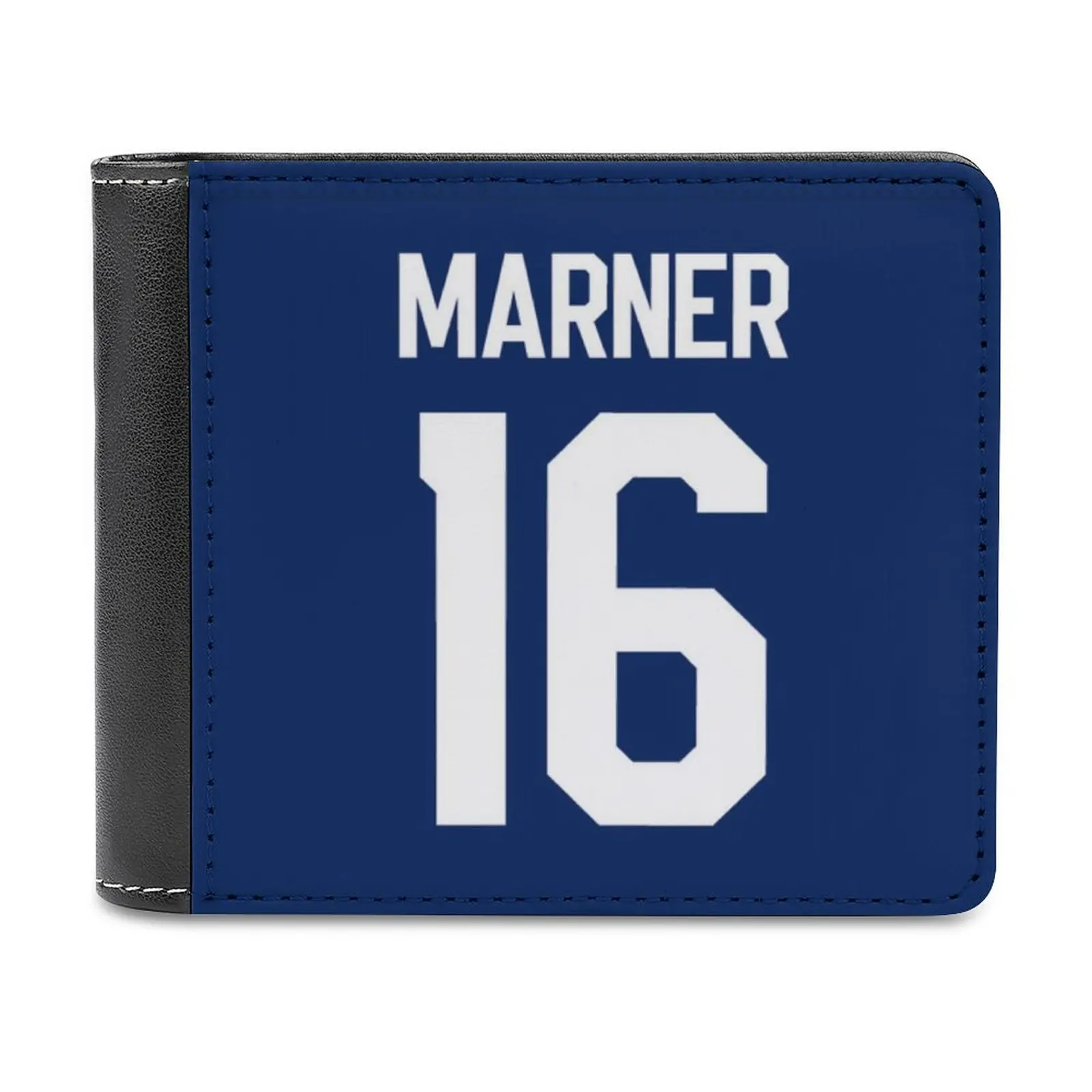 

Mitchell Marner Home Jersey Back Phone Case Leather Wallet Men Classic Black Purse Credit Card Holder Fashion Men's Wallet