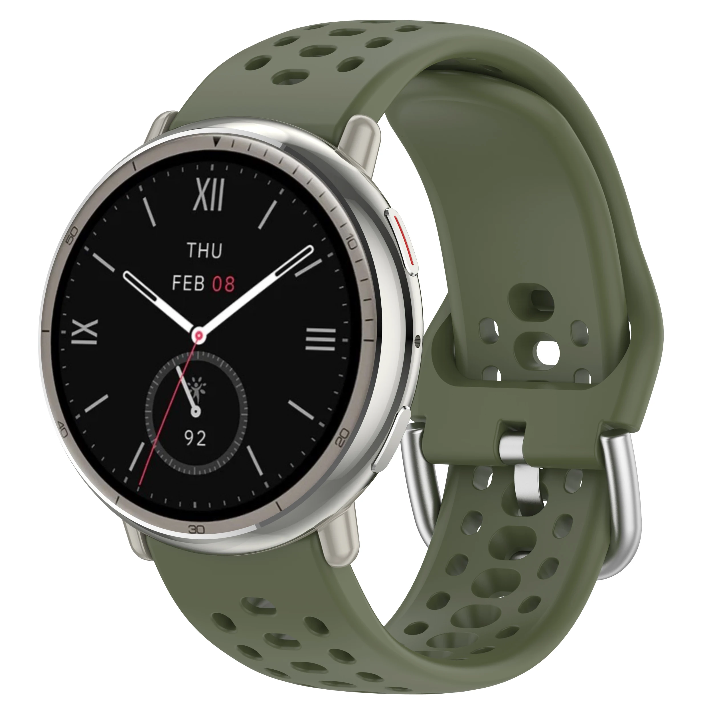 Bracelet en Silicone pour montre intelligente Huami Amazfit Active 2/Active 2, carré