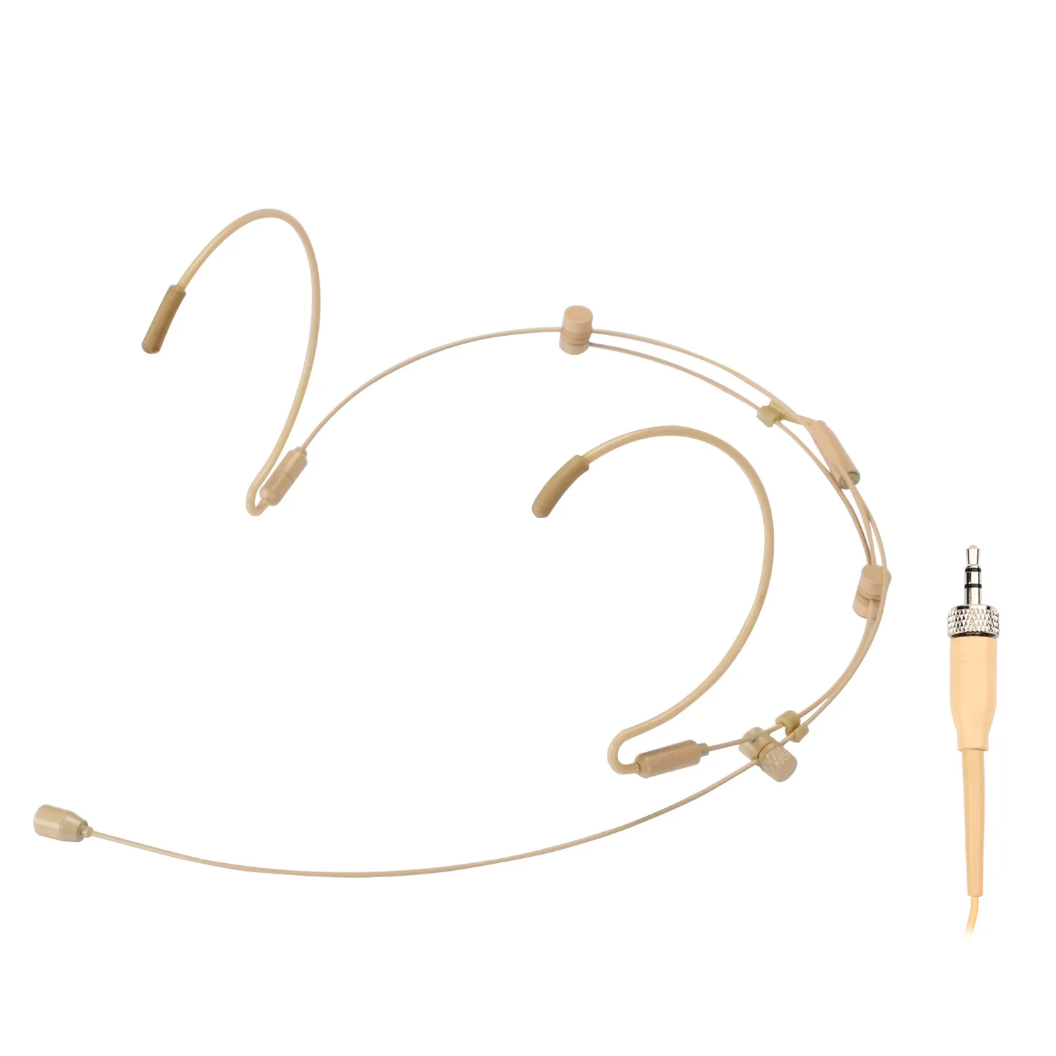 

3.5mm Plug Nut Omni Directional Electret Condenser Capsule Flexible and Collapsible Headset Microphone for Concert HM-52S2-L4