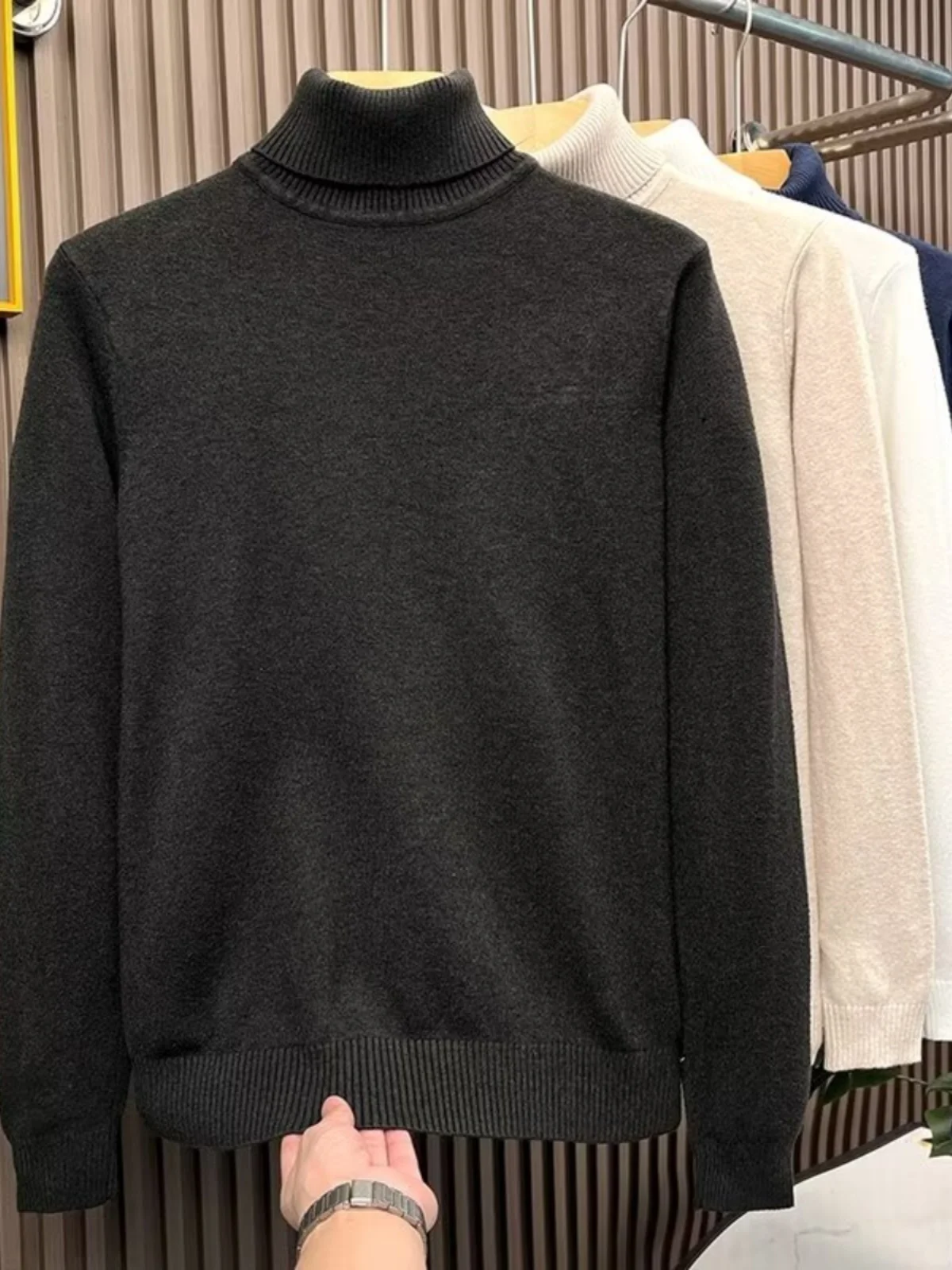 سترة خريف وشتاء أمريكية ذات ياقة عالية للمراهقين، طبقة أساسية متعددة الاستخدامات غير رسمية للرجال، شعور مميز جديد