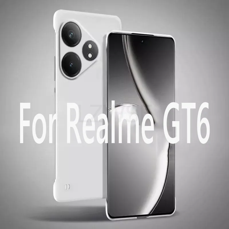 Frameless Slim Skin Matte Hard PC Back Cover Case For Realme GT Neo6 SE GT 6 6T GT6 GT6T Neo6SE ShockProof Fundas Coque