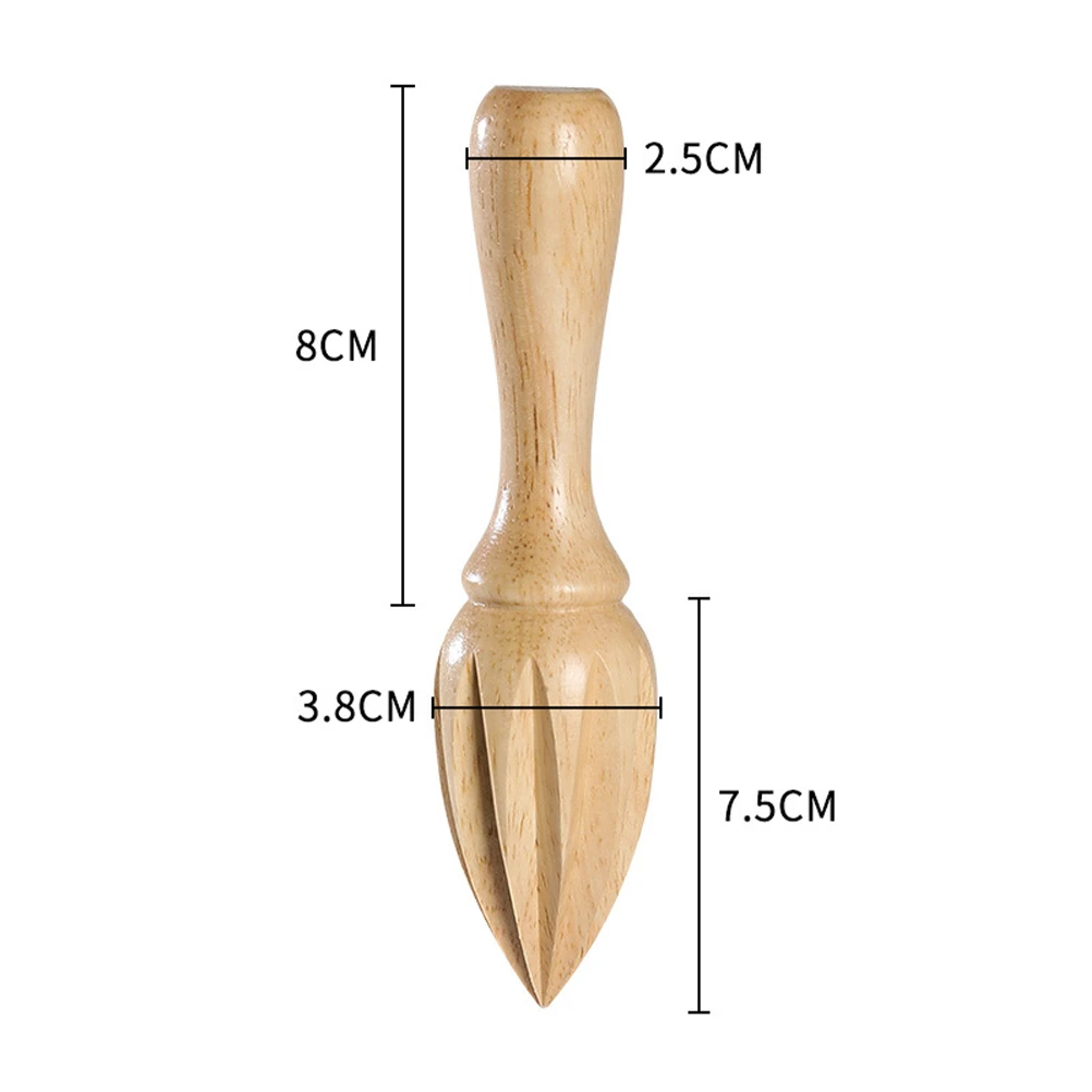 

1pc Manual Juicer Hand Press Fruit Squeezer Wooden Lemon Orange Juicer Dishwasher Safe For Home Bar Kitchen Fruit Shop