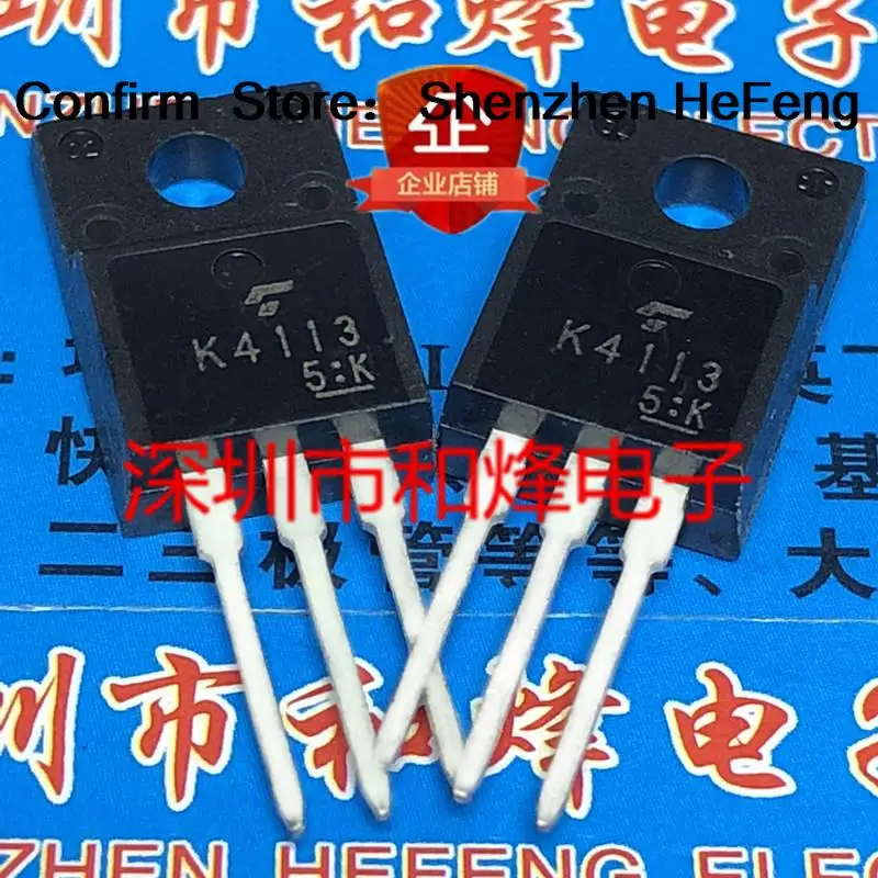 5PCS-10PCS K4113 2SK4113  TO-220F 900V 5A    Transistor On Stock Quiky Shipping Quality Guarantee