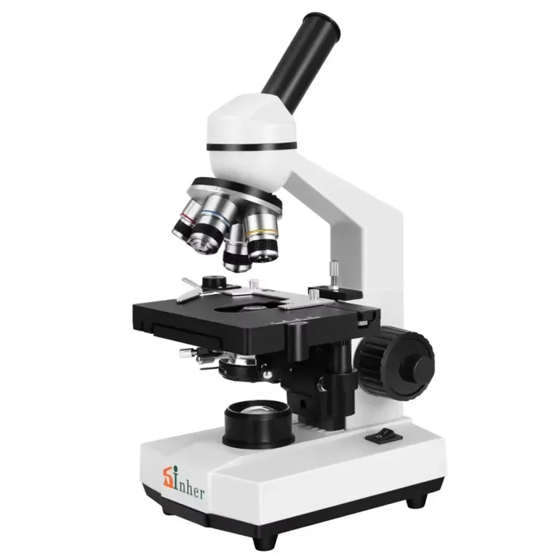XSP-104 Optical Compound Monocular Microscope 40x-1600x Magnification for Science Lab Education Suitable for Kids and Adults