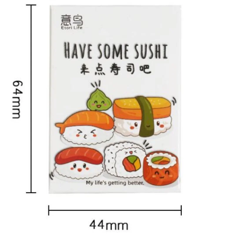 Imagem -05 - Sushi Kawaii Adesivos para Scrapbooking Rótulo Decorativo para Diário Álbum Bonito Faça Você Mesmo 30 Box