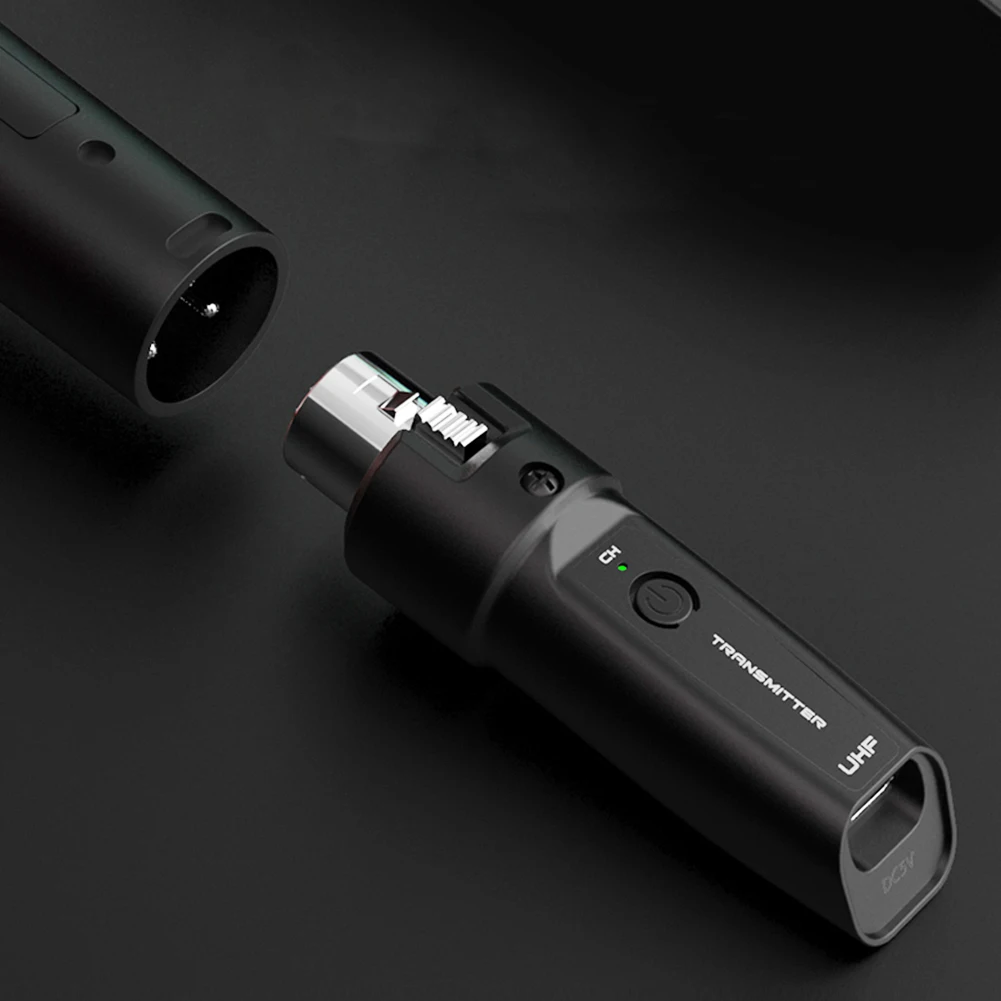 محول ميكروفون لاسلكي XLR محول إشارة واستقبال لخلاط الصوت ميكروفون ديناميكي جيتار كهربائي باس #4