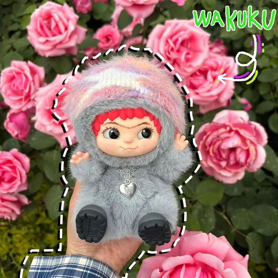 

Wakuku Fuzzy Trend Fun Party Series слепая коробка ПВХ кукла хобби кулон орнамент милый брелок декор игрушка детская рождественская кукла подарки