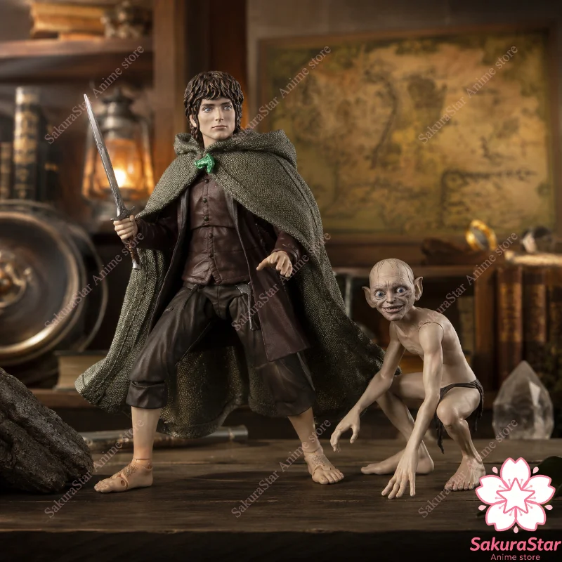 【在庫あり】バンダイ-shfiguarts-ロード・オブ・ザ・リング-アラゴルン-フロド・バギンズ＆ゴルラム-プレミアムコレクタブルモデルギフト