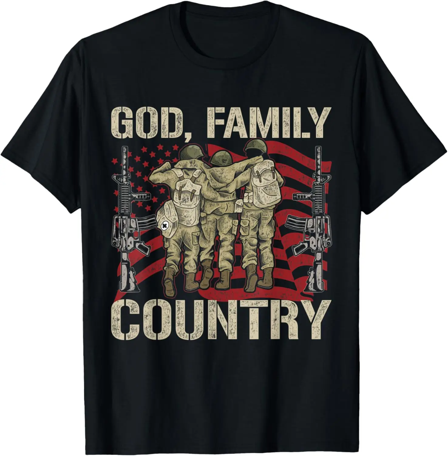 American Pride Proud US Army Soldier Veteran T-Shirt 100% Cotton O-Neck Short Sleeve Summer Casual Mens T-shirt Streetwear