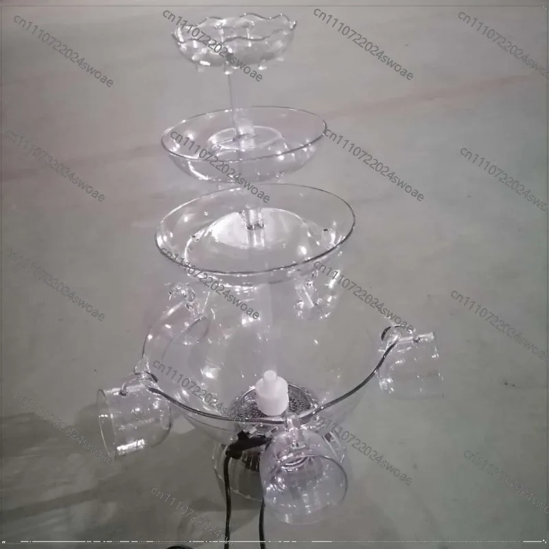 5 cups of wine, red wine, fountain, can be used for parties, drinks, large quantities are preferred